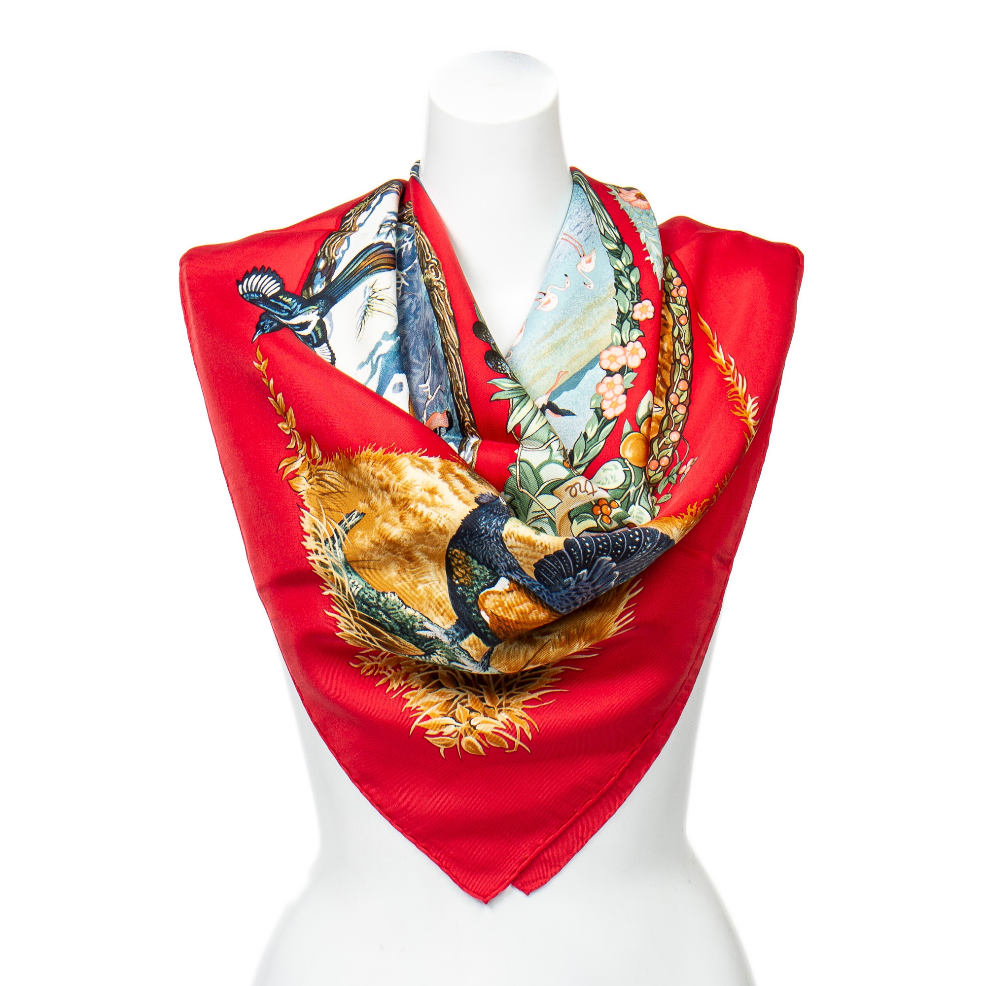 Hermes 'Les Quatre Saisons' Silk Scarf - Image 2 of 2