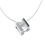 Hermes Cage d'H Cube Necklace