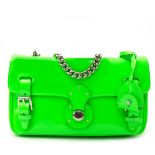 Ralph Lauren Neon Green Ricky Chain Bag