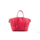 Louis Vuitton Pink Leather Lockit PM