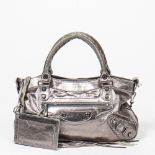 Balenciaga Silver Arena First Bag