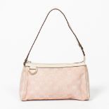 Gucci D Ring Pink Cosmetic Case Shoulder Bag