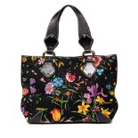 Gucci Floral Canvas Tote Bag