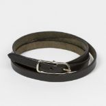 Hermes Black Hapi Triple Tour Bracelet