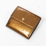 Louis Vuitton Bronze Monogram Vernis Elise Wallet