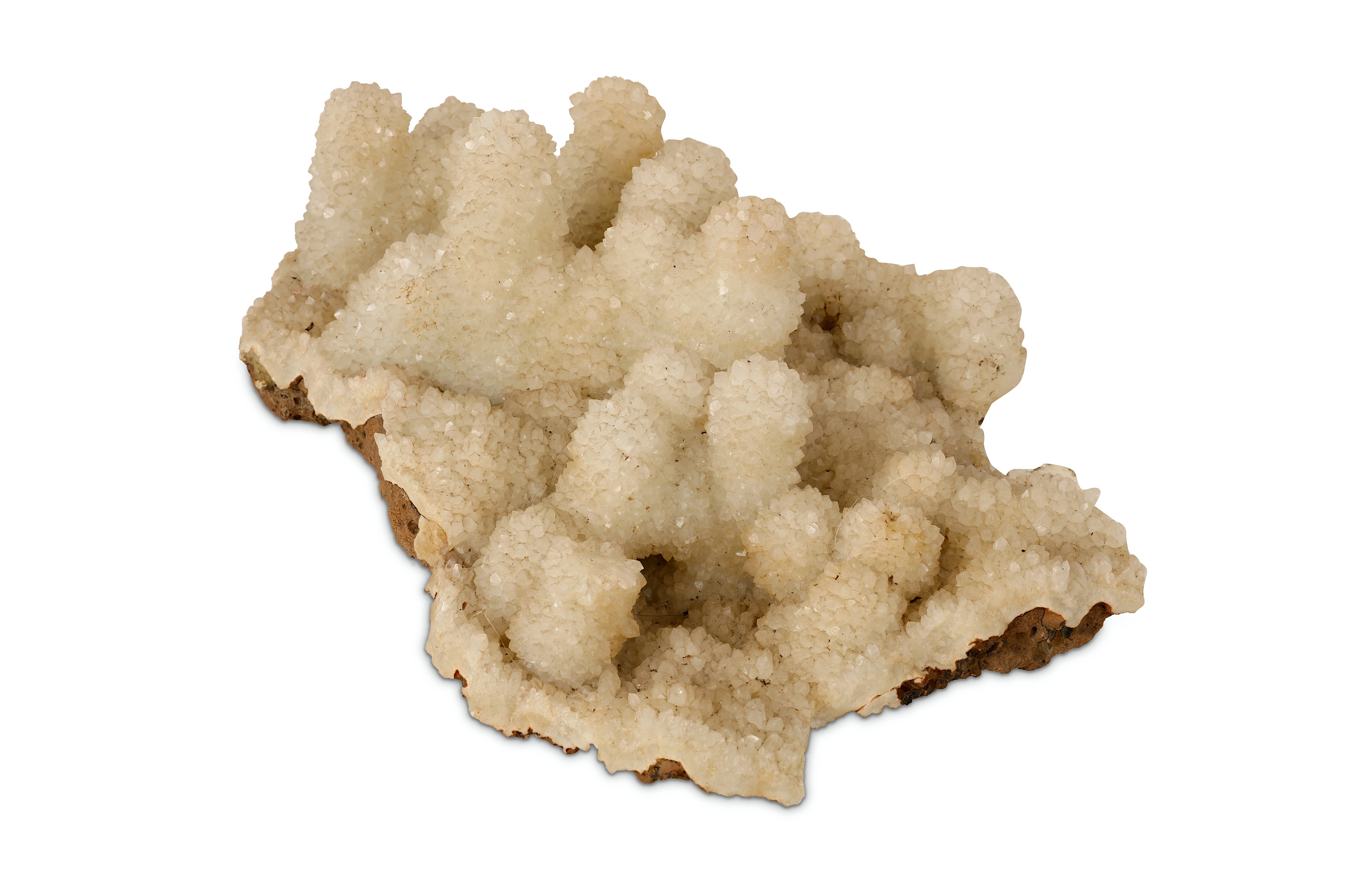 A NATURAL ROCK CRYSTAL GEODE