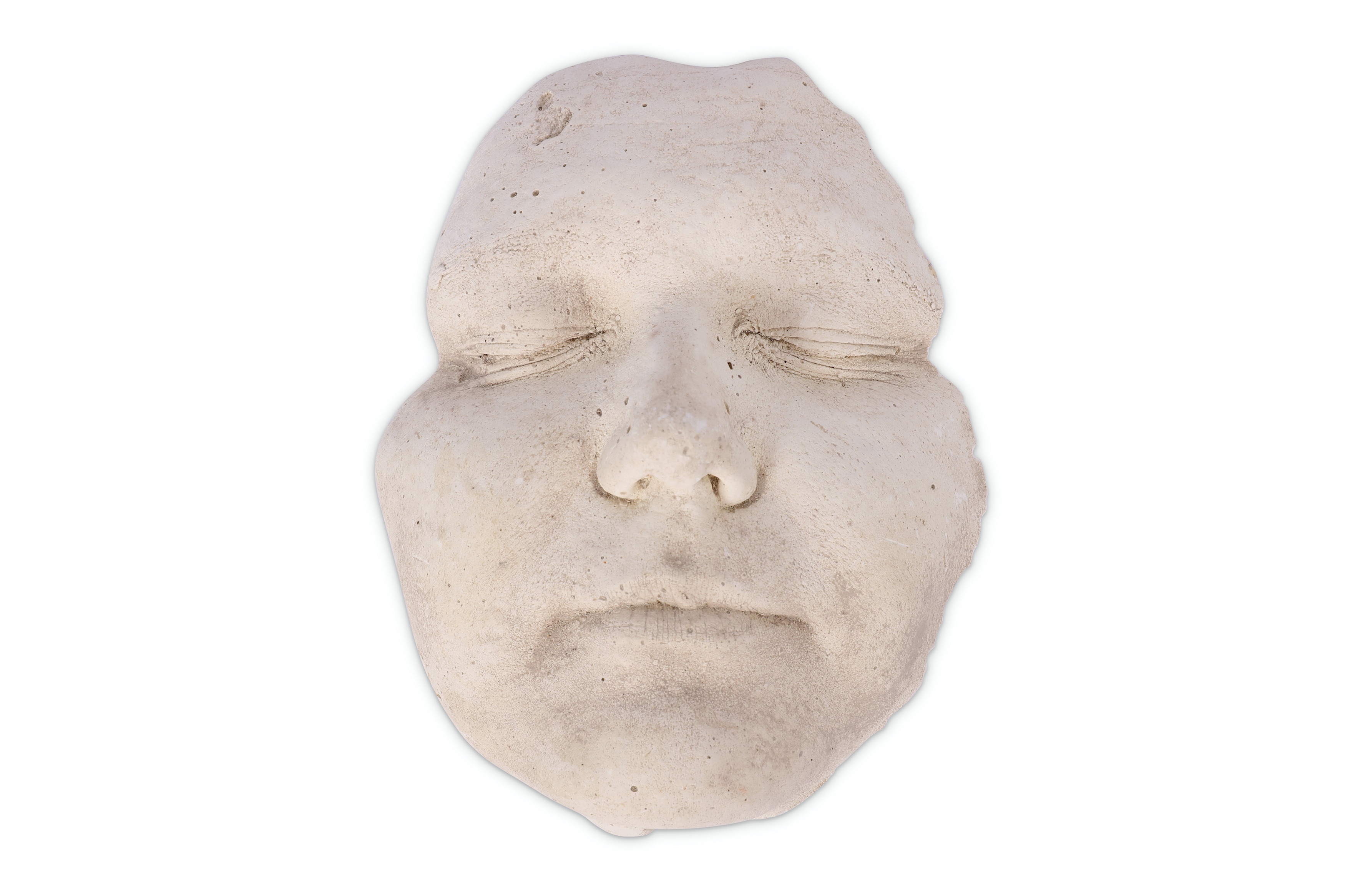 A SCOTTISH 19TH CENTURY DEATH MASK OF A WOMAN - Image 2 of 3
