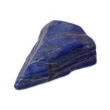 A LARGE SOLID LAPIS LAZULI SPECIMEN