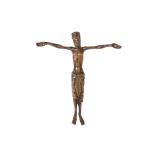 A ROMANESQUE STYLE BRONZE CORPUS CHRISTI, PROBABLY 19TH CENTURY