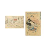 A LARGE GROUP OF JAPANESE WOODBLOCK PRINTS.