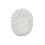 A CHINESE WHITE BISCUIT 'DRAGON' INKSTONE.