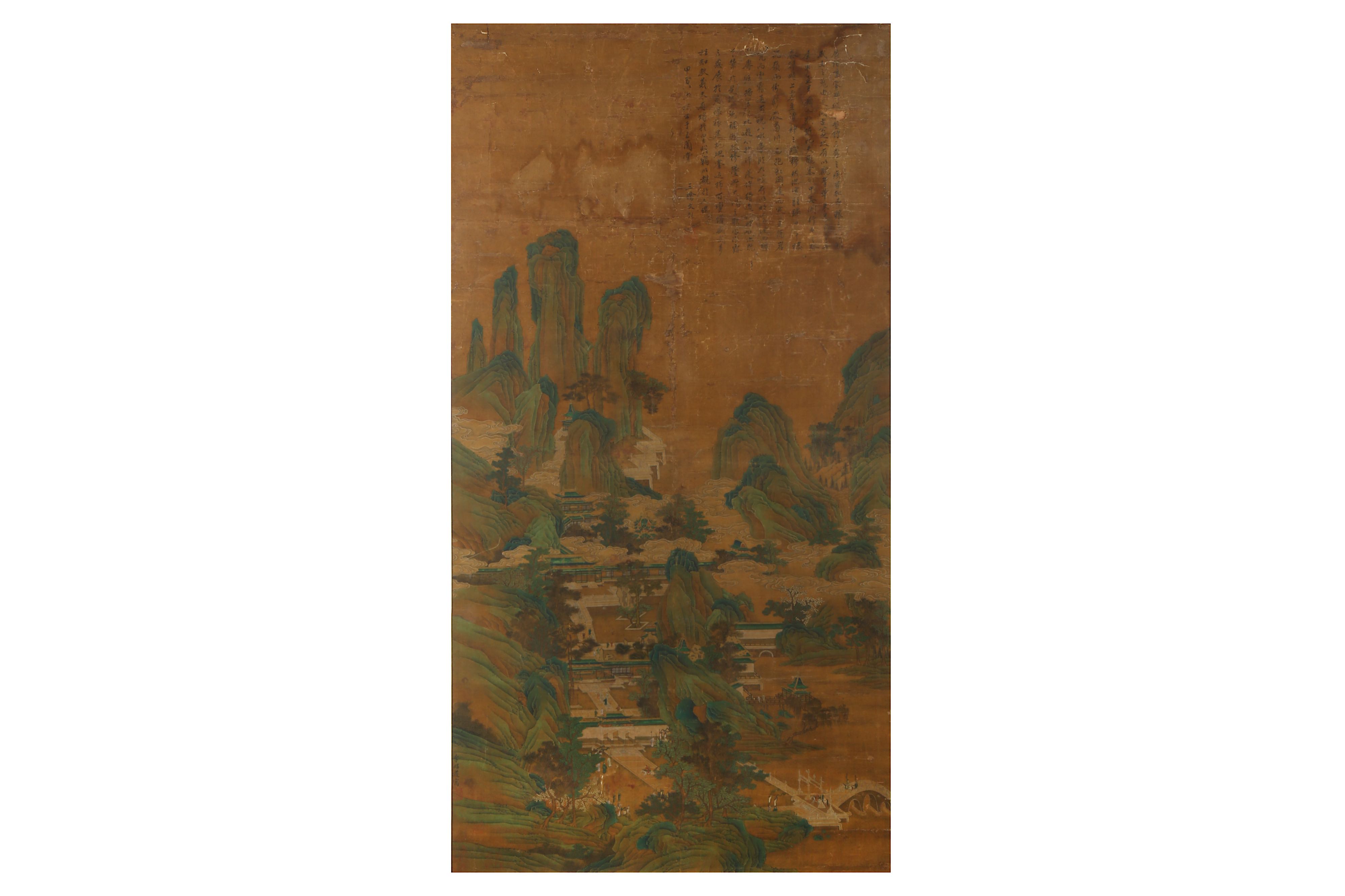 LI ZHAODAO (follower of, 675 – 758). PALACE LANDSCAPE.