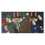 A COLLECTION OF JAPANESE WOODBLOCK PRINTS BY KUNISHIGE AND OTHERS