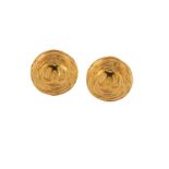 Chanel CC Logo Clip On Earrings