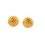 Chanel CC Logo Quilted Clip On Earrings
