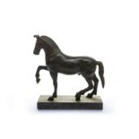 A 19th Century Italian bronze horse
