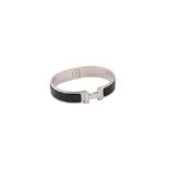 Hermes Black H Clic Bracelet