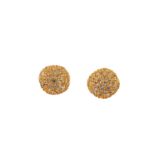 YSL Rhinestone Clip On Earrings