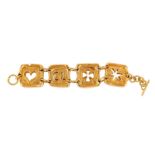 Christian Lacroix Square Link Bracelet