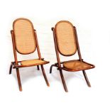 Antique Bentwood Folding Chairs