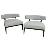 A pair of Boiler & Company by Decca crescent chairs
