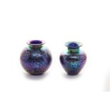 Two Isle of Wight vases by Michael Harris