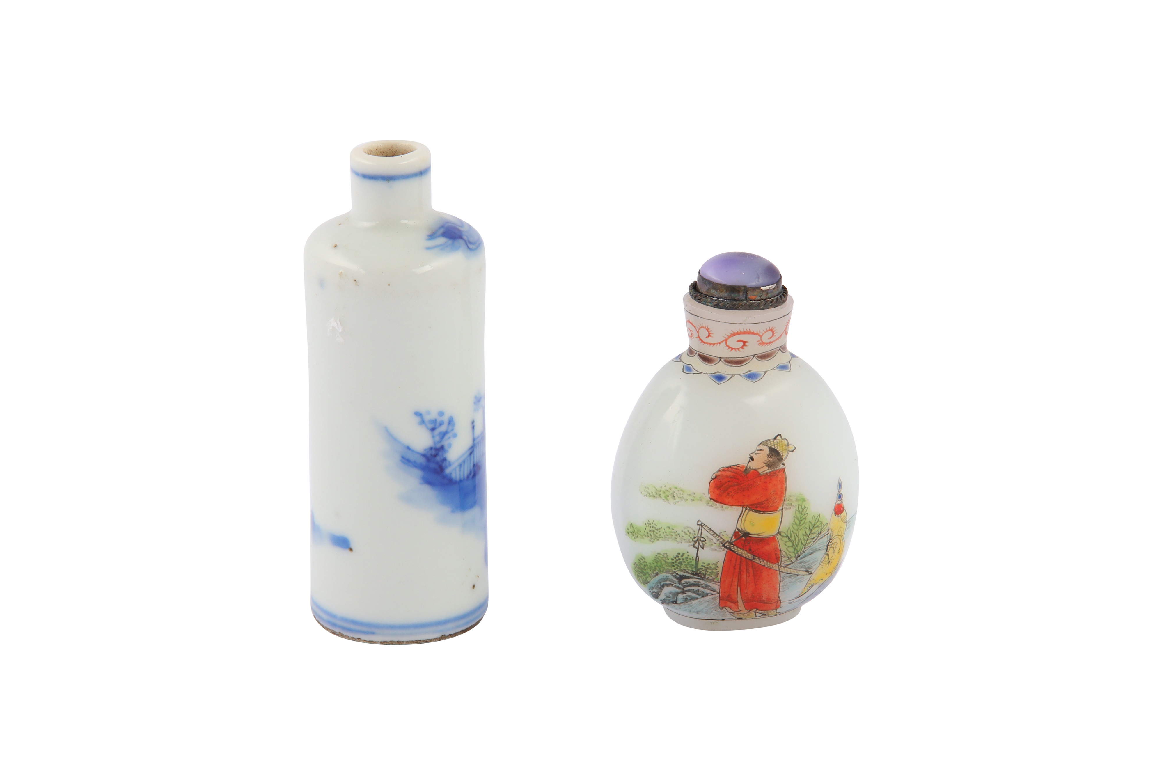 Two Chinese snuff bottles. - Image 2 of 3