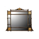 Aesthetic Movement Overmantle Mirror