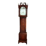 A circa 1810 oak longcase clock by Peatling of Boson