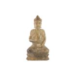A Chinese jade buddha.