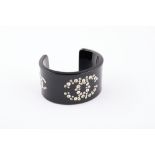 Chanel Resin CC Logo Cuff Bracelet