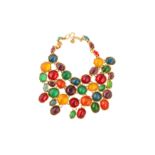 YSL Rive Gauche Statement Bib Necklace