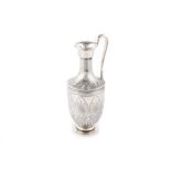 An early Victorian sterling silver vase