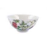 A Chinese famille rose 'flowers' bowl.