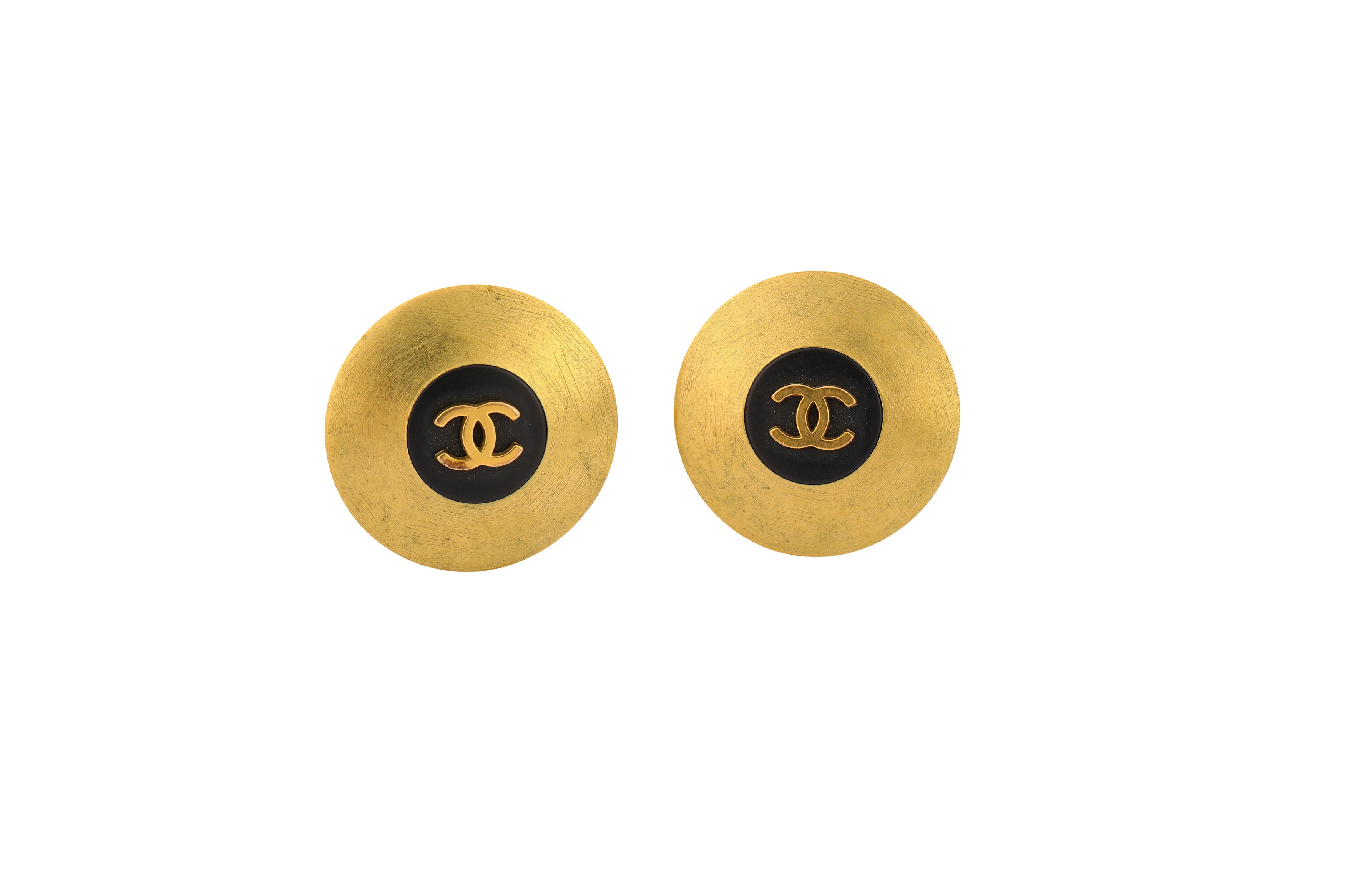 Chanel CC Logo Clip On Earrings