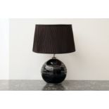 Vintage Glass Table Lamp