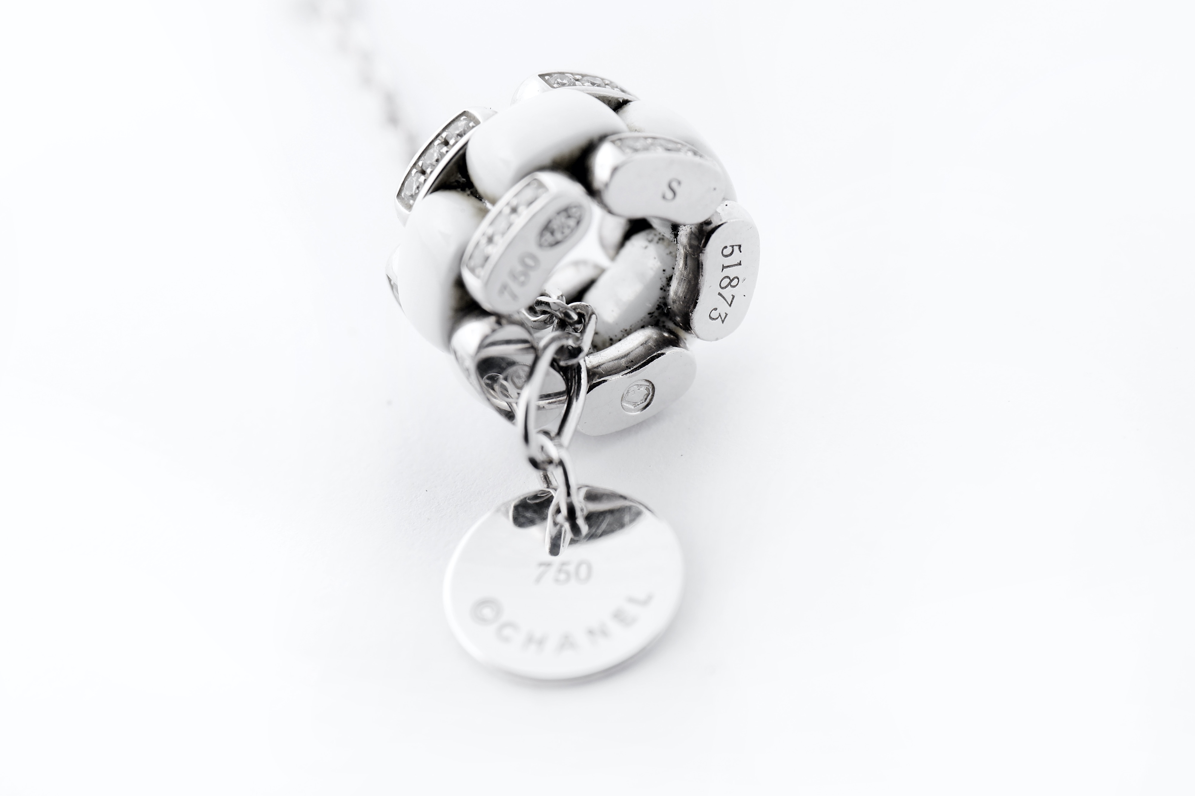 A ceramic and diamond 'Ultra' pendant necklace, by Chanel - Image 4 of 5