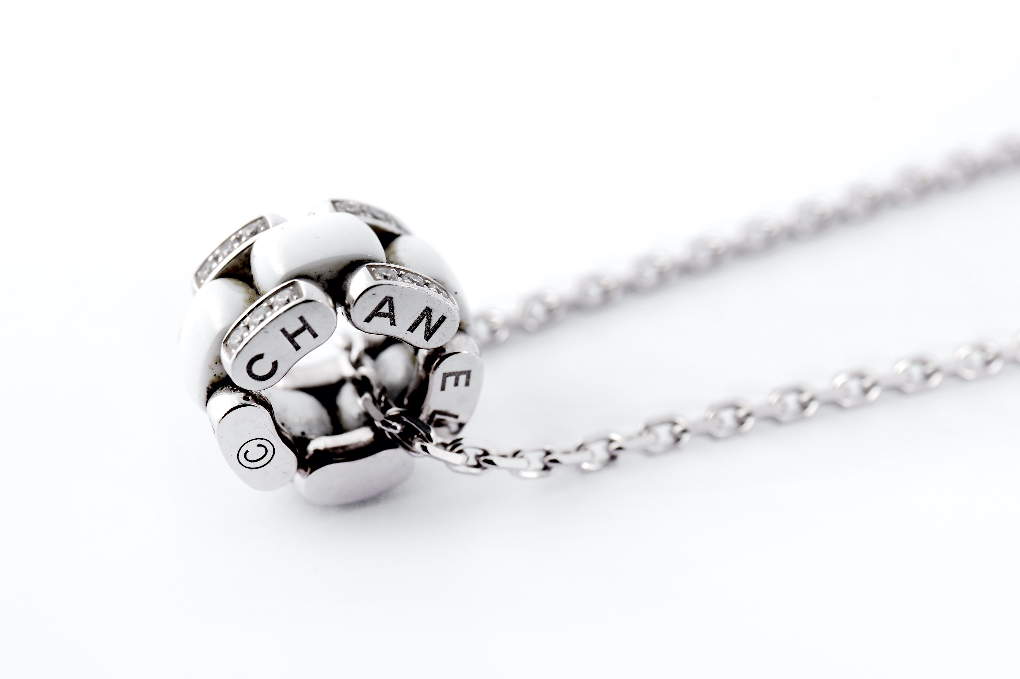 A ceramic and diamond 'Ultra' pendant necklace, by Chanel - Image 2 of 5