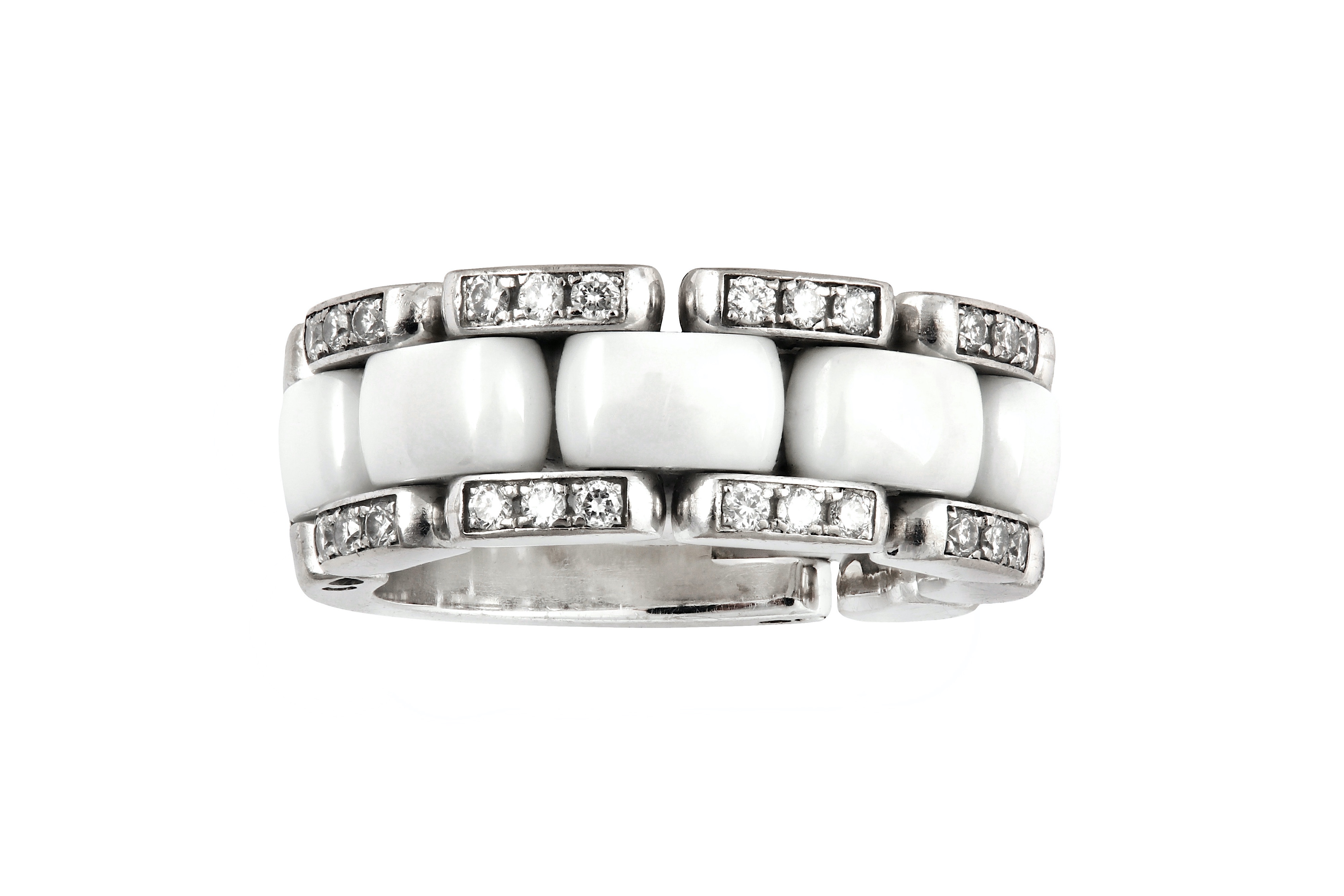 A ceramic and diamond-set 'Ultra' ring, by Chanel