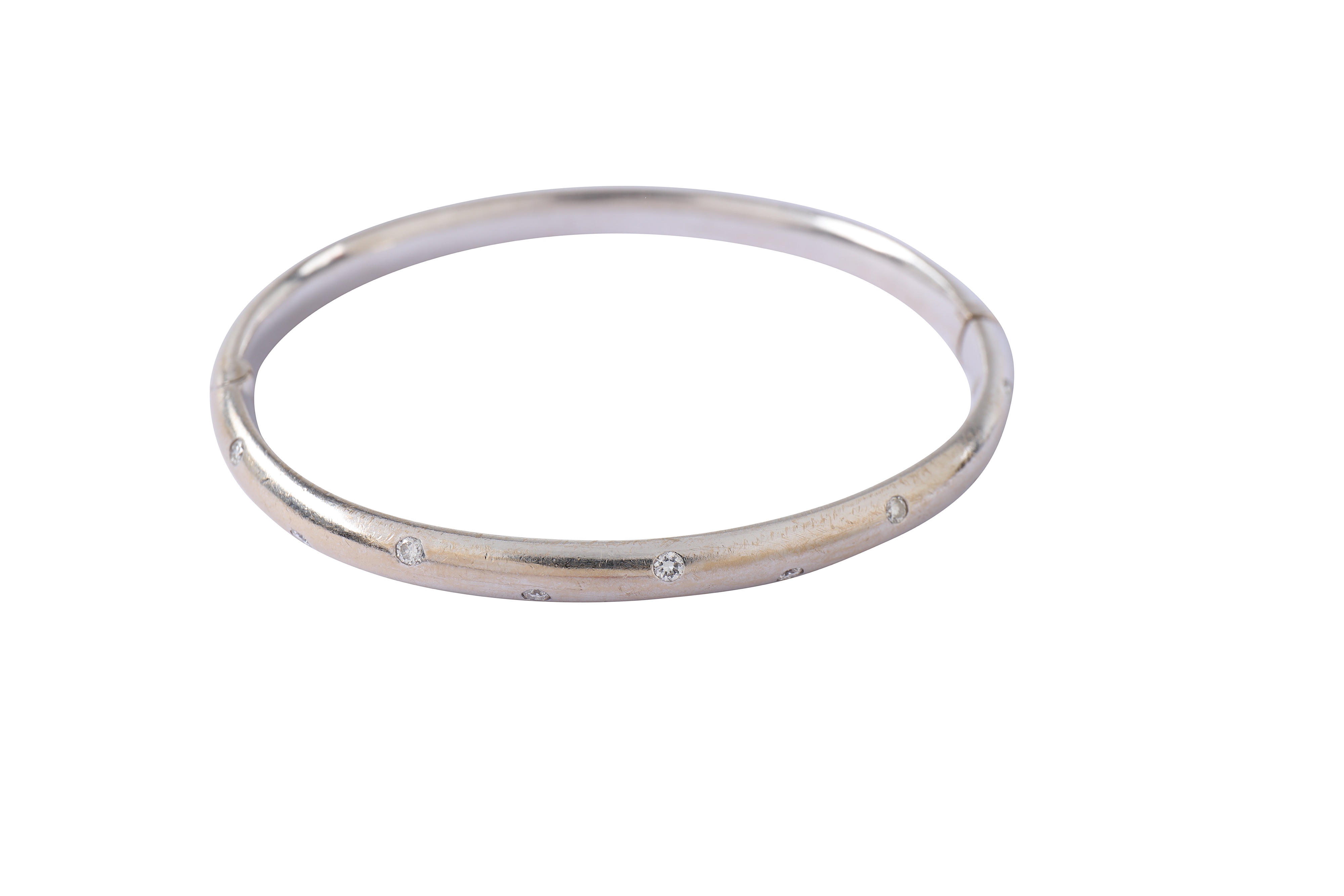 A diamond bangle