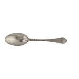 A Queen Anne Britannia standard silver tablespoon, London 1708 by Andrew Archer (reg. 27th Oct