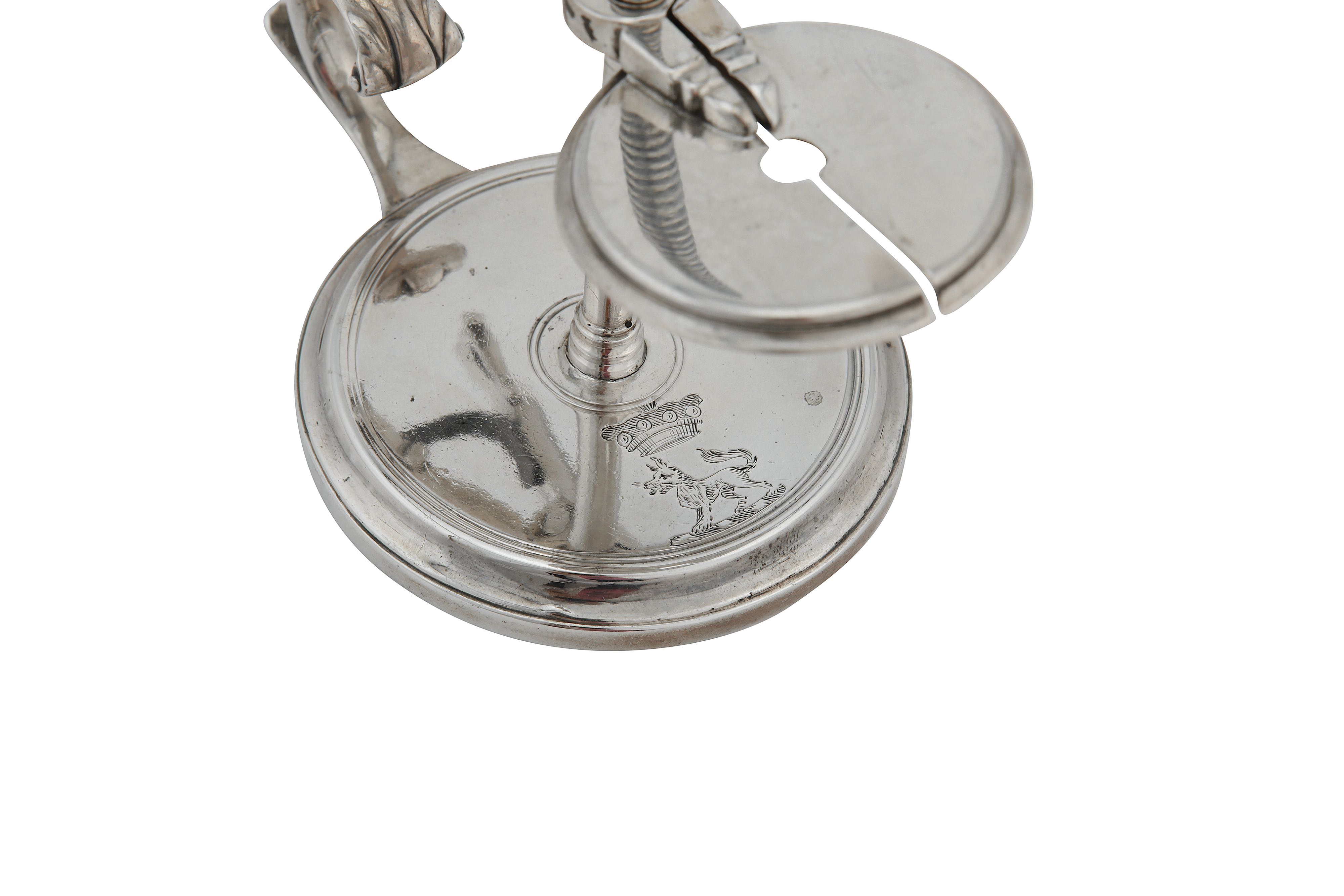 A George III sterling silver wax jack, London 1793 probably by William Fountain (reg. 1st Sep 1794) - Image 2 of 3