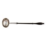 A George II sterling silver punch ladle, London 1731 by John Gamon (reg. 22nd March 1727)