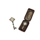 London Interest - A late Victorian gilt white metal presentation key, Rotherhide Town Hall, 1897