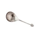 A late 17th century Norwegian silver spoon, circa 1680 makers mark obscured, possibly for Christian