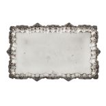 A late 20th century Egyptian 900 standard silver tray, Cairo 1978