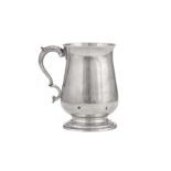 A George III sterling silver mug, London 1784 by Hester Bateman