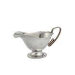 An early 20th century Chinese Export silver sauce boat, probably Shanghai circa 1930