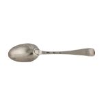 A George III Scottish provincial silver tablespoon, Glasgow circa 1760 by George Milne & John