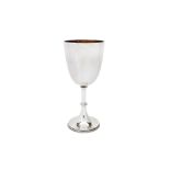 A Victorian sterling silver trophy goblet, Sheffield 1894 by Mappin & Webb